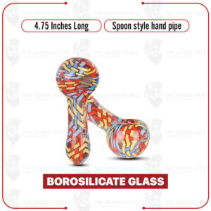 Pulsar Inside Print Wavy Weave Hand Pipe