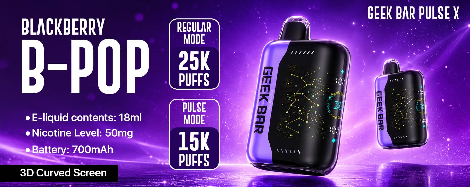 Blackberry B-Pop Geek Bar Pulse X - Features