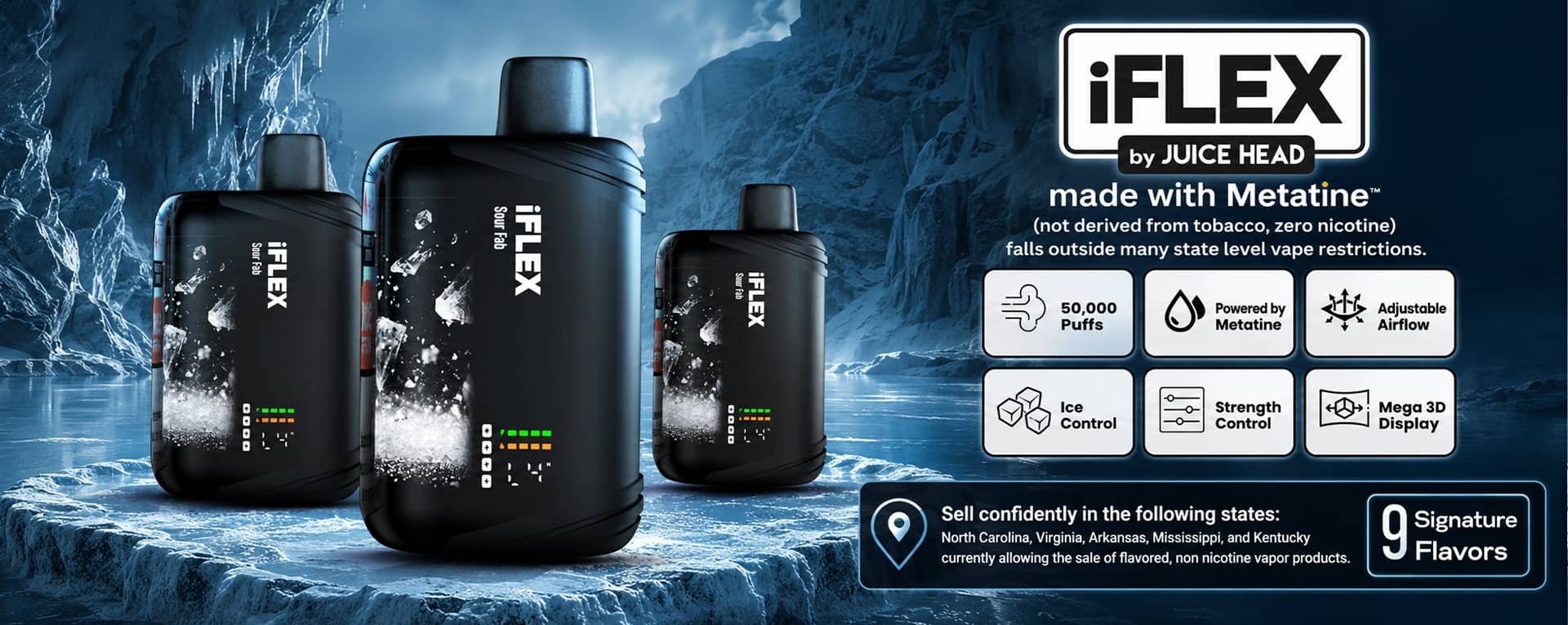 Juice Head iFlex Nixodine 50K Puffs - Review
