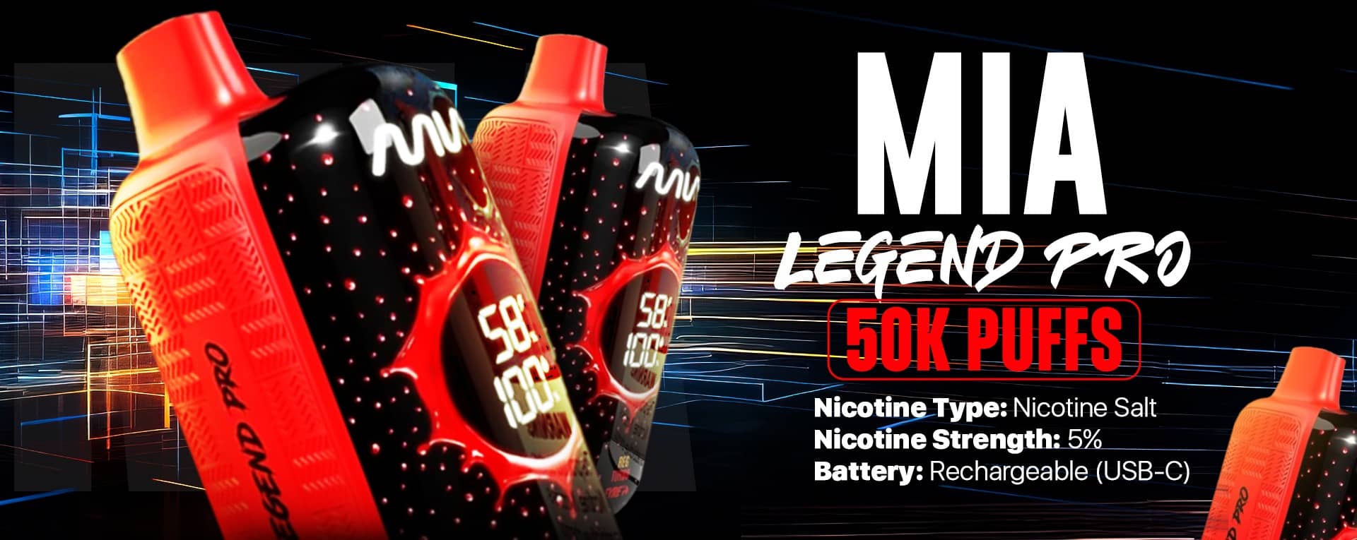 MIA Legend Pro 50K - Features
