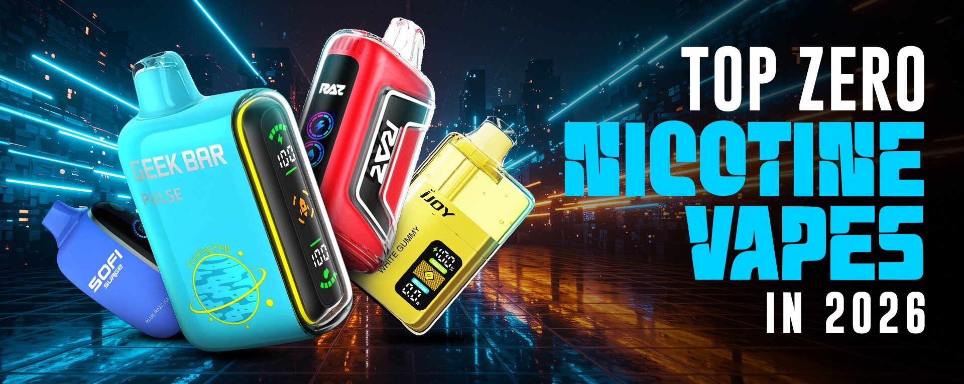 Top Zero Nicotine Vapes in 2026