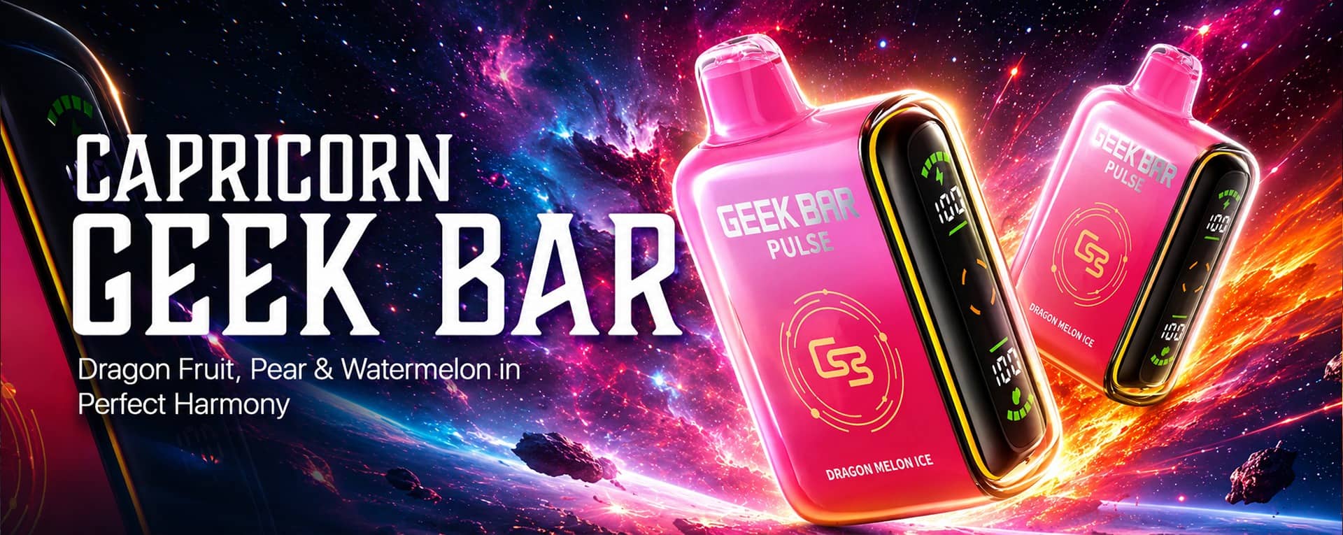 Capricorn Geek Bar - Pulse 15k Puffs Vape