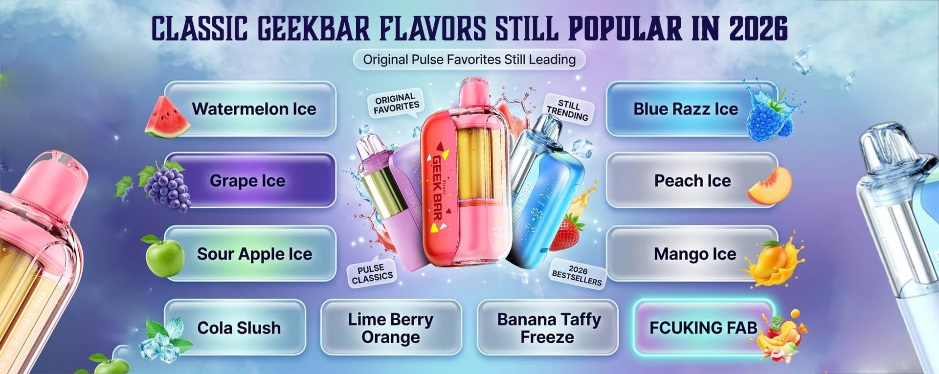 Popular Geek bar Flavors