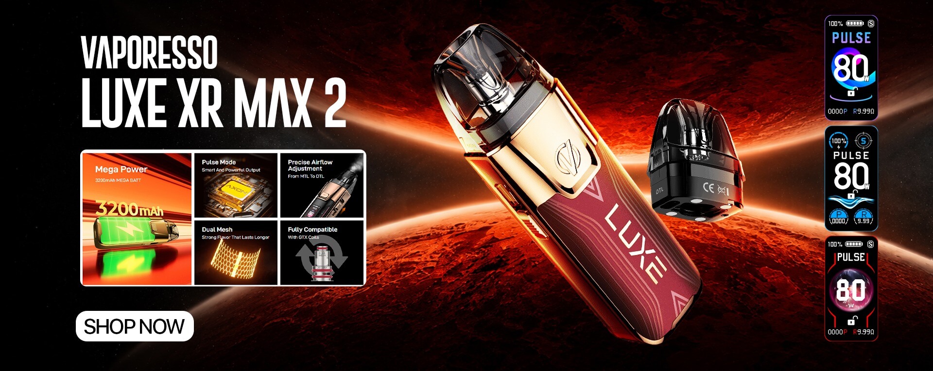 VAPORESSO LUXE XR MAX 2