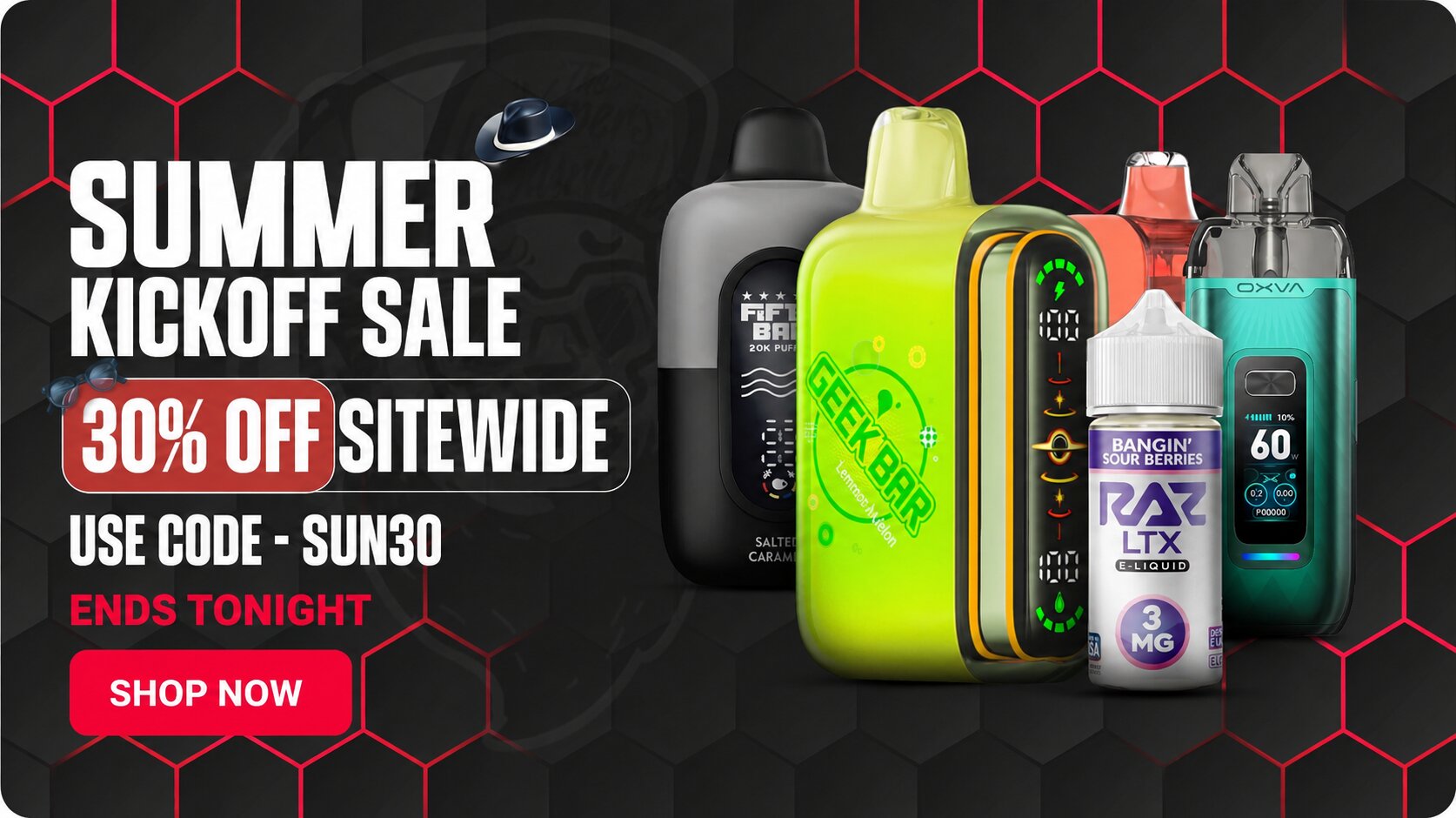 Summer Kickoff Sale - 30% OFF Sitewide