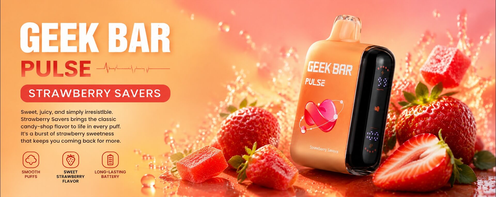Strawberry Savers Geek Bar
