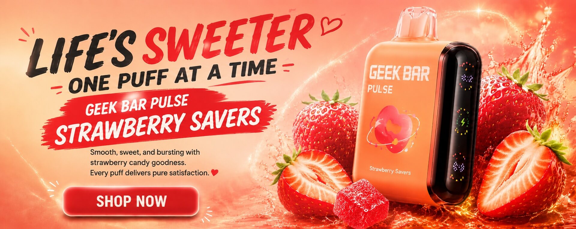 Strawberry Savers Geek Bar