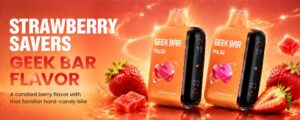 Strawberry Savers Geek Bar Review