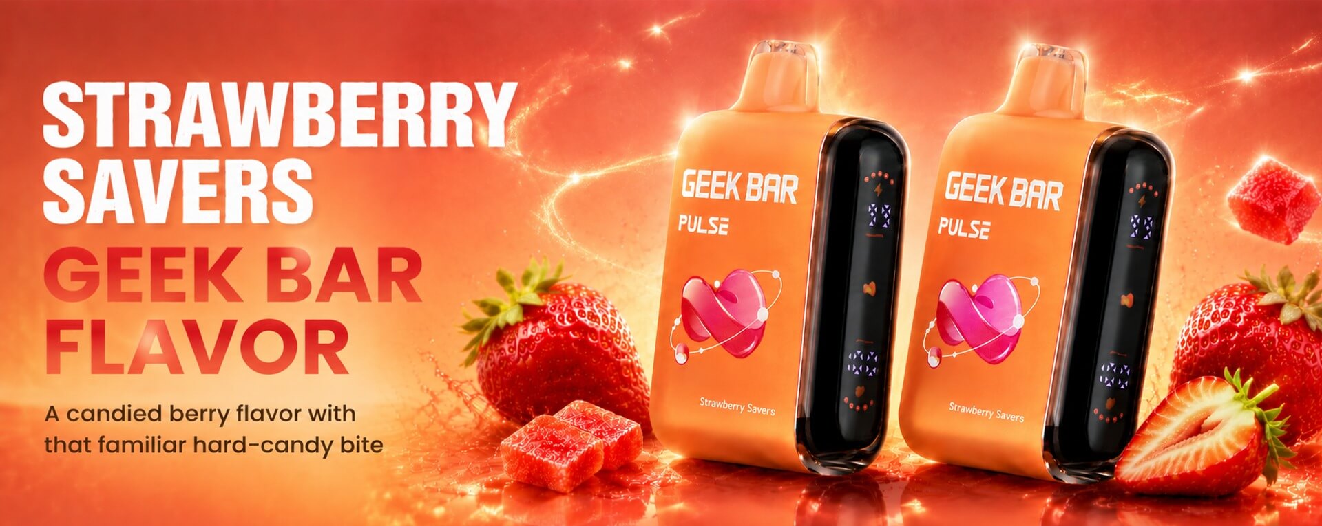 Strawberry Savers Geek Bar Review