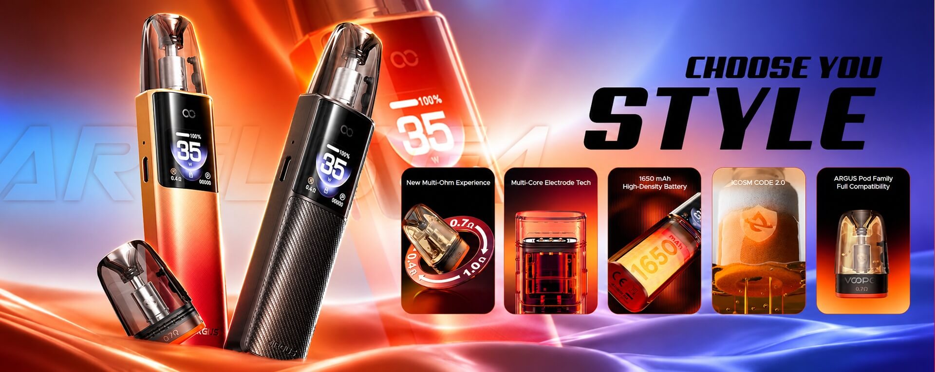 Voopoo Argus G4 kit contents
