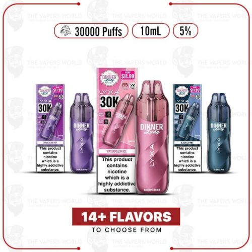 Dinner Lady LYXA 30000 Puffs Disposable