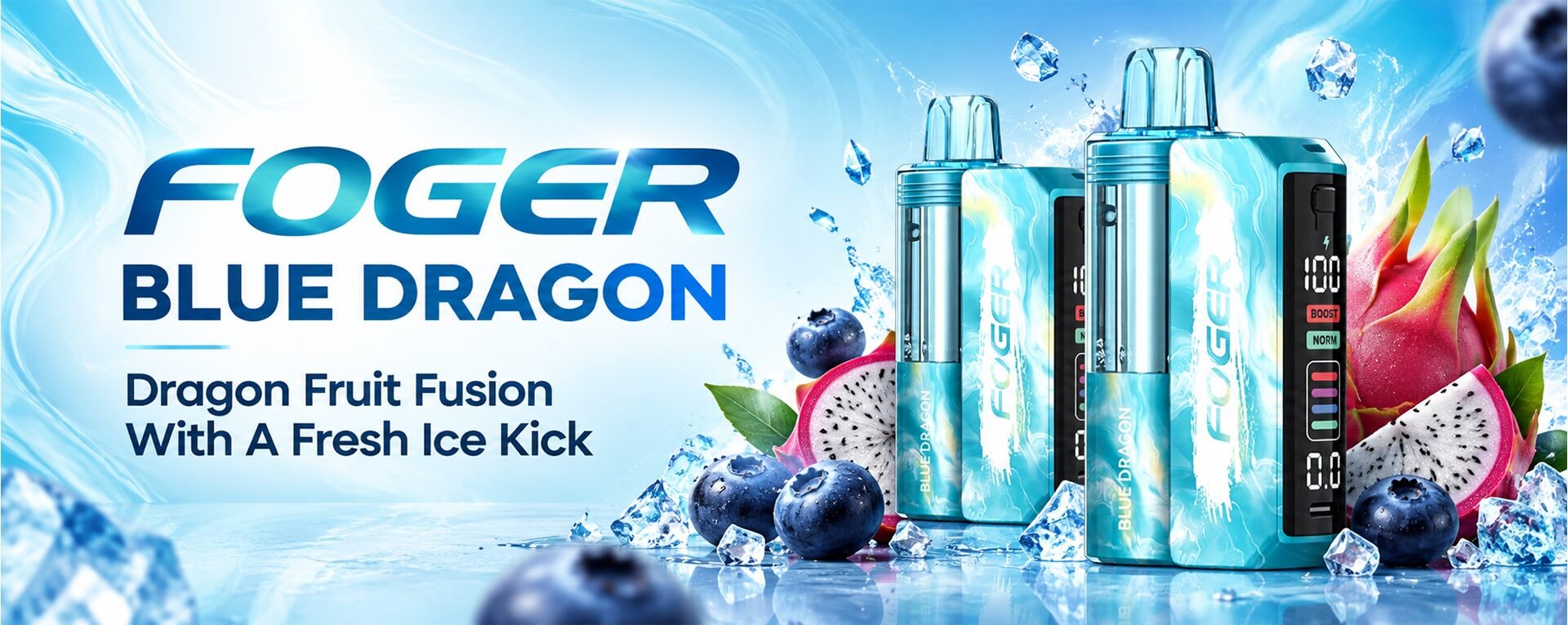 Foger Blue Dragon - Dragon Fruit Fusion With A Fresh Ice Kick